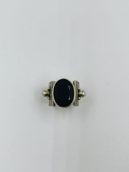 Nairobibague laiton argent noire onyx