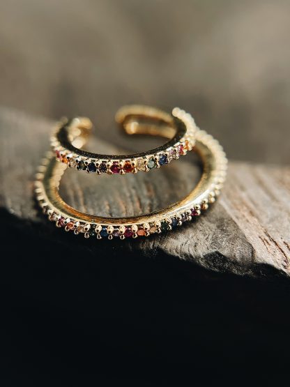 Kinshasa double ear cuff multi